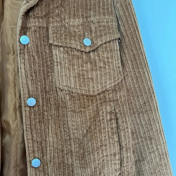 Forever21 Brown Corduroy Jacket Size Large - Picture 2 of 4